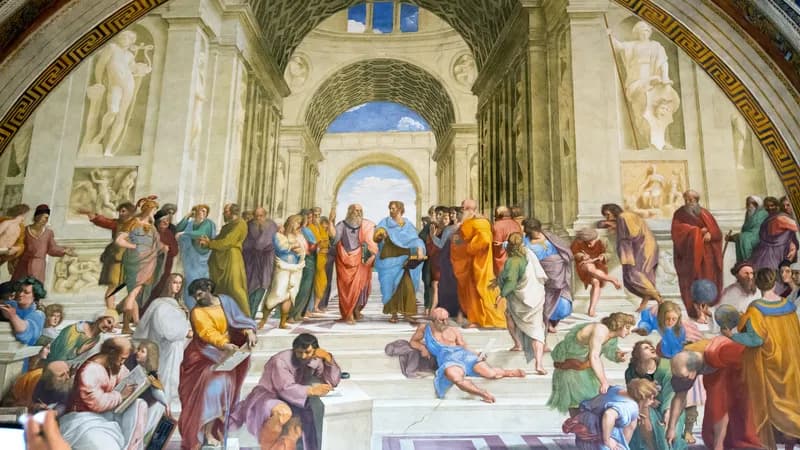The School of Athens by Raphael — visual reference for the Art Salon